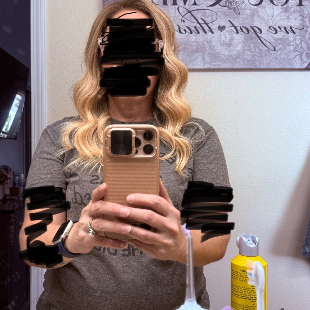 Hairvivi 14” Human Hair Blonde Ombre Wig